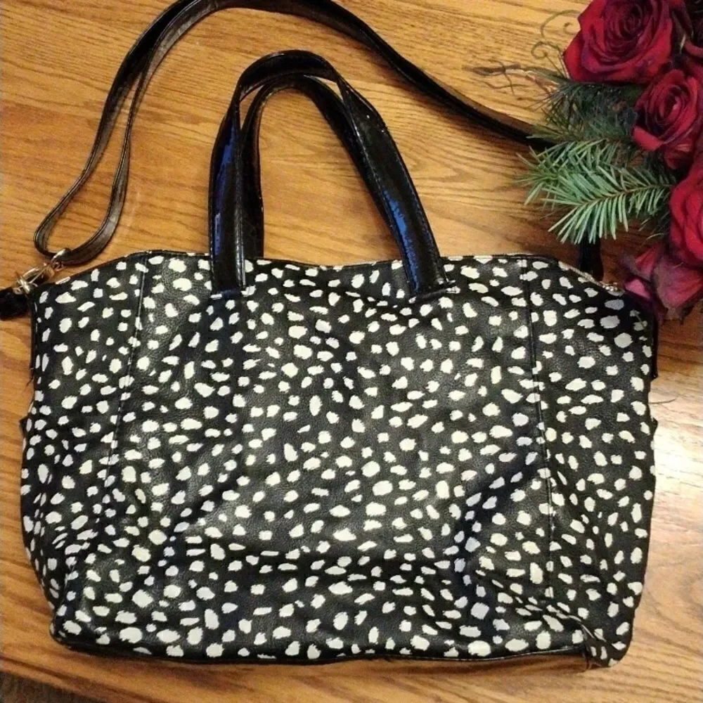 Betsey Johnson Spotted Satchel